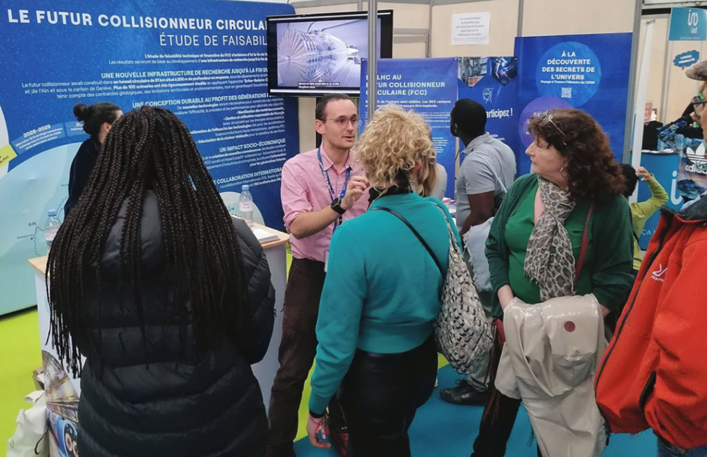 Unveiling the science of tomorrow: FCC Study takes centre stage at La Roche-sur-Foron exhibition