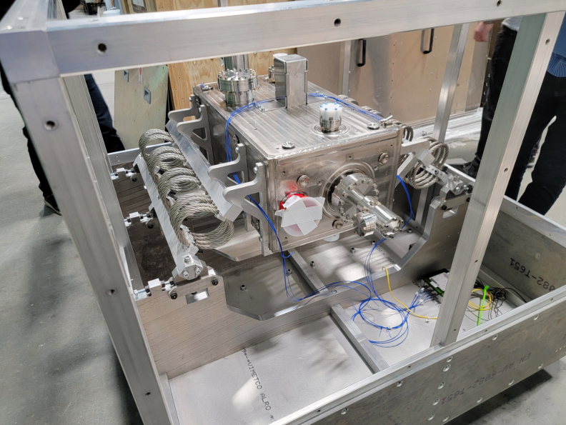 First series RFD crab cavity on the road to cryomodule assembly