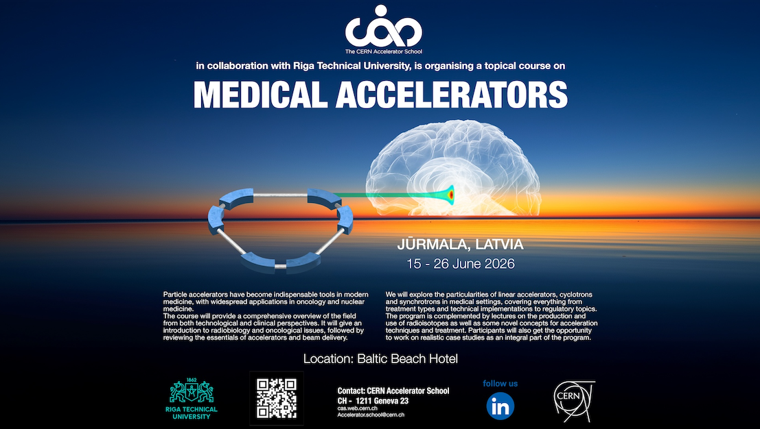 A CAS course on advancing cancer therapy with particle accelerators