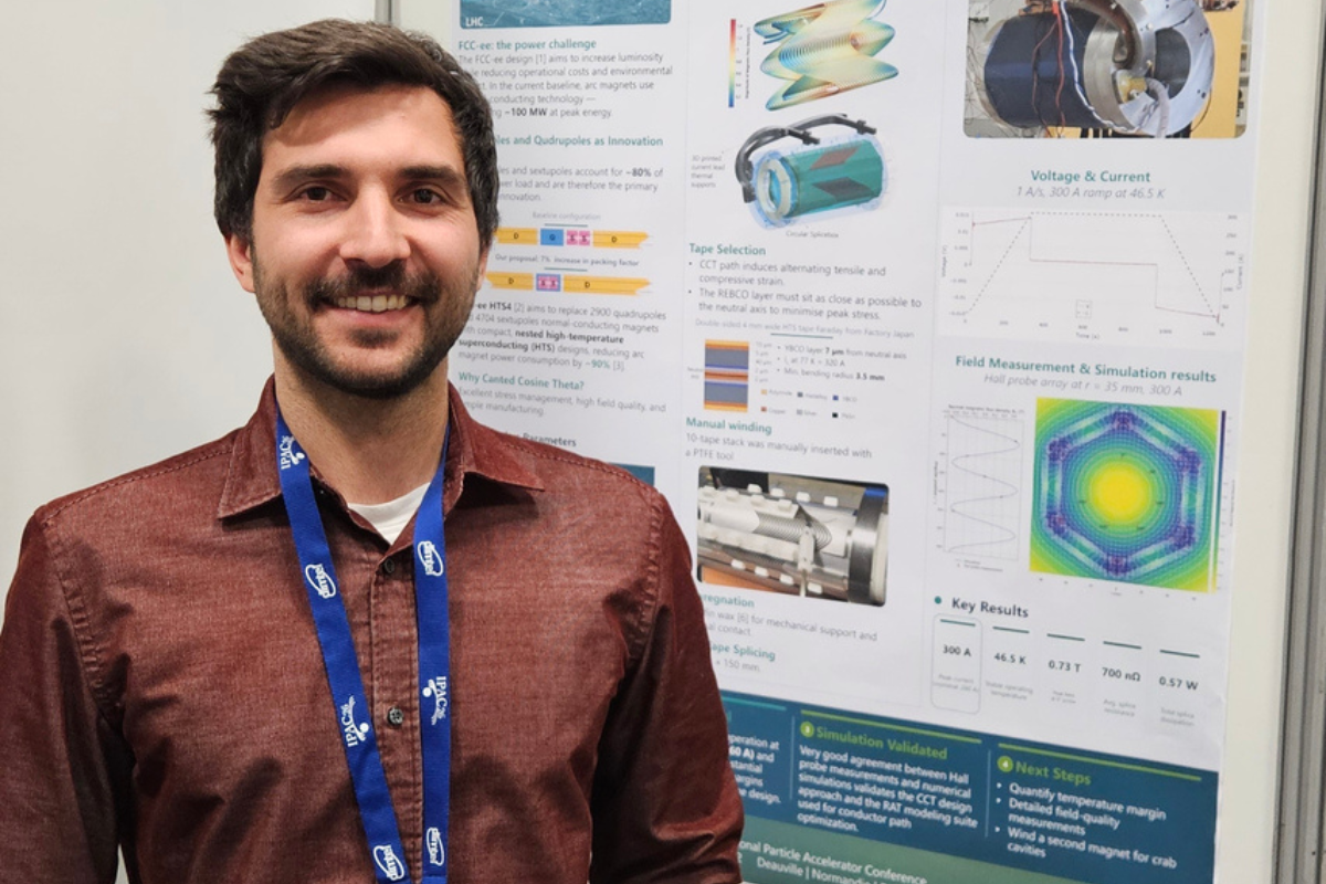 The world’s first high-temperature superconducting canted-cosine-theta sextupole comes to life